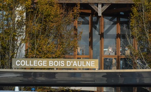 Le collège où enseignait Samuel Paty, à Conflans-Sainte-Honorine, dans les Yvelines. (illustration)