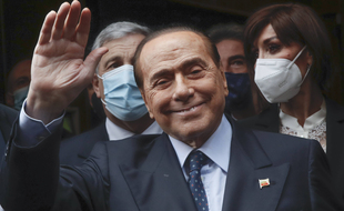 Silvio Berlusconi le 9 février 2021 à Rome.