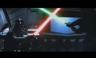 Scène du film «Star Wars - Le retour du Jedi» sur YouTube.