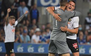 La joie des Lillois après leur victoire à Strasbourg