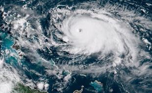 Image d'illustration de l'ouragan Dorian, le 31 août 2019.