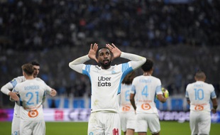Gerson célèbre son but contre Brest.