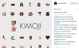 Kim Kardashian lance sa série d'émojis