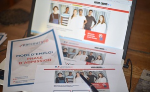 Photo illustration parcoursup; Credit:ALLILI MOURAD/SIPA/