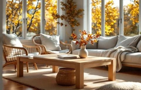 Cet automne, boostez l’ambiance avec du bois, du rotin et du lin à petit prix pour une déco chaleureuse et ultra tendance
