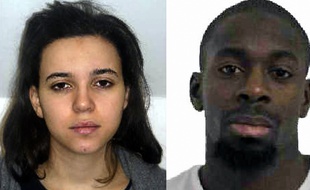 Les portraits d'Hayat Boumeddiene et Amedy Coulibaly diffusés par la police - Police française
-- EDITORS NOTE --- RESTRICTED TO EDITORIAL USE -- MANDATORY CREDIT "AFP PHOTO / FRENCH POLICE" NO MARKETING - NO ADVERTISING CAMPAIGNS -- DISTRIBUTED AS A SERVICE TO CLIENTS