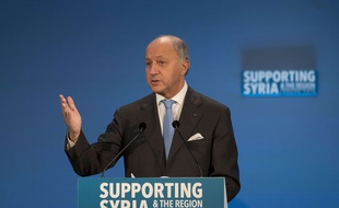 Laurent Fabius à Londres, le 4 février 2016.
