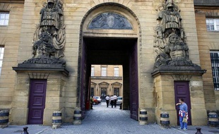 L'entrée du tribunal de grande instance de Metz, en 2007.