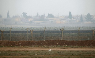 Poste frontière d'Akçakale, entre la Syrie et la Turquie, le 28 janvier 2015.