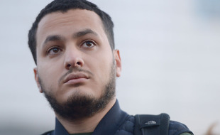 Taha Bouhafs, journaliste lors de la manifestation le 28 novembre 2020 de la Place de la Republique a la Place de la Bastille a Paris