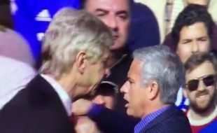 Arsène Wenger et José Mourinho, le 5 octobre 2014 à Londres.