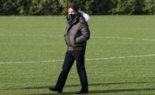 Waldemar Kita, président du FC Nantes, au centre d'entraînement de la Jonelière.