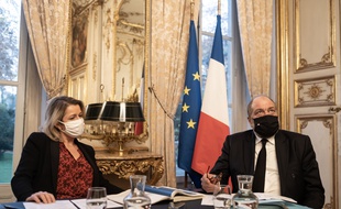 Barbara Pompili et Eric Dupond-Moretti.