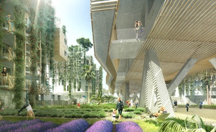 La livraison de l'éco-quartier est prévue pour fin 2018.