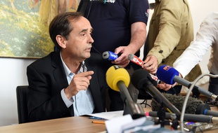 Le maire de Béziers, Robert Menard, le 5 mai 2015.