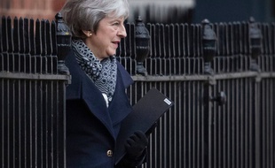 Theresa May, le 14 janvier 2019 à Londres.