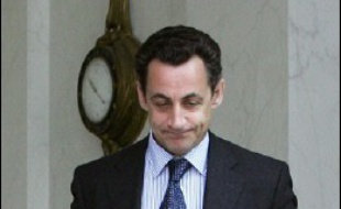 Nicolas Sarkozy à l'Elysée.