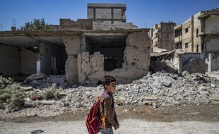 Un enfant en Syrie, illutration