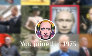 Une vidéo sur Vladimir Poutine, à la manière du «lookback», proposé par Facebook, a été mis en ligne sur Internet