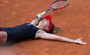 Alizé Cornet, le 26 mai 2016 à Roland-Garros.