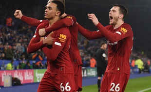 Alexander-Arnold a encore régalé contre Leicester.