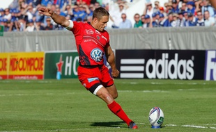 Le Toulonnais Jonny Wilkinson contre le Leinster 6 avril 2014.