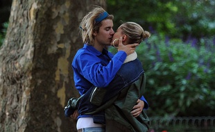 Le chanteur Justin Bieber et la top Hailey Baldwin