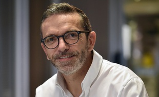 Sébastien Bras, le chef du Suquet, restaurant de Laguiole dans l'Aveyron.
