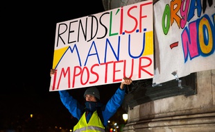 Un manifestant