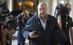 Me Dupond-Moretti, le 9 septembre 2012, au Palais de justice de Paris.
