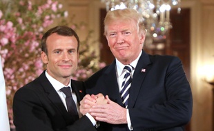 Emmanuel Macron et Donald Trump