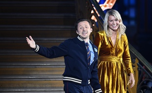 Martin Solveig et Ada Hegerberg lors de la remise du premier Ballon d'or féminin, à Paris le 3 décembre 2018.