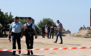 Photo prise après l'assassinat de Maxime Susini, militant indépendantiste anti-mafia.