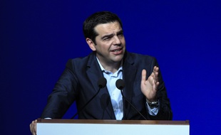 Le Premier ministre grec Alexis Tsipras, le 18 mai 2015.