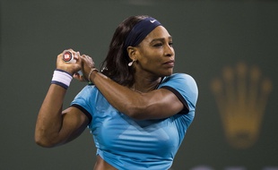 Serena Williams à Indian Wells en Californie le 16 mars 2016