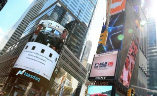 Time Square à New York, le 11 septembre 2015
