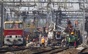 Après l'incident ferroviaire de Brétigny, survenu le 12 juillet 2013.