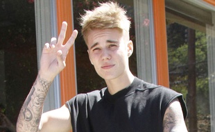 Justine Bieber à Los Angeles le 22 août 2014.