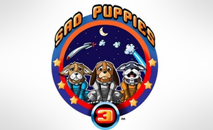 Le logo du groupe des Sad Puppies