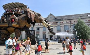 Le Grand éléphant des Machines de l'île, à Nantes.