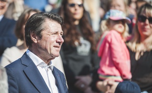 Christian Estrosi au carnaval de Nice, le 16 février 2019.