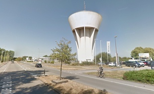 Le château d'eau de Dunkerque.