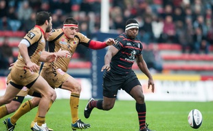 Chiliboy Ralepelle en novembre 2013, lors d'un des rares matchs qu'il a disputés avec le Stade Toulousain.