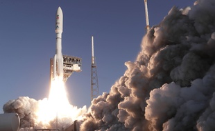 Décollage de la fusée transportant le rover Perseverance le 30 juillet 2020.