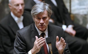 Le ministre de l'Agriculture et porte-parole du gouvernement Stéphane Le Foll à l'Assemblée nationale le 10 décembre 2014