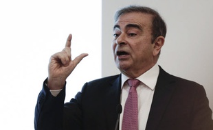 Carlos Ghosn, lors de sa conférence de presse à Beyrouth (Liban), le 8 janvier 2020.