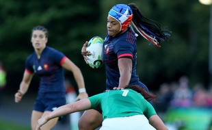 Safi N'Diaye a été désignée femme du match contre l'Irlande.