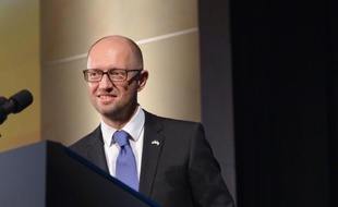 Le Premier ministre ukrainien Arseni Iatseniouk, le 13 juillet 2015 à Washington D.C.
