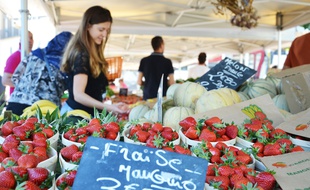 Illustration d'un marché.