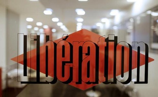 L'entrée du siège du journal Libération à Paris 20 février 2014